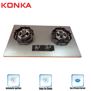 GAKGS18- KONKA Kitchen Hob Marble Covered Colored Stainless steel Top Panel